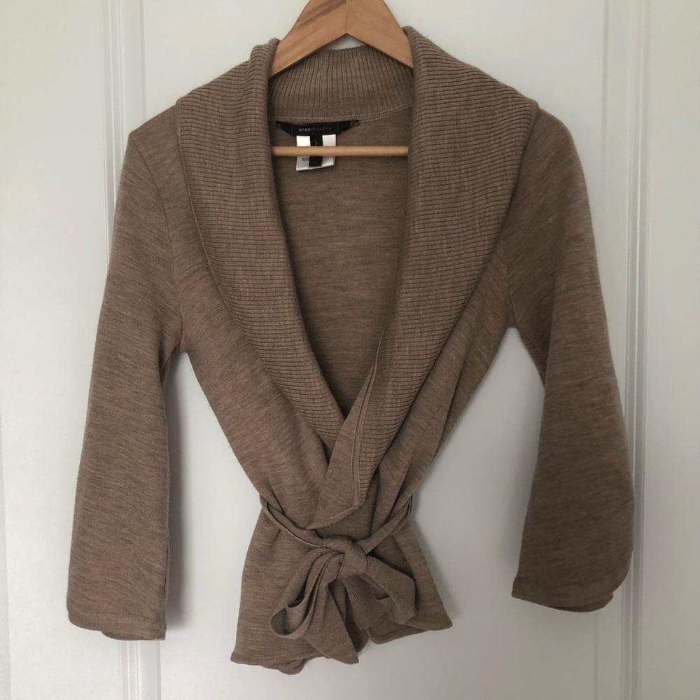 BCBG wrap kimono cardigan
